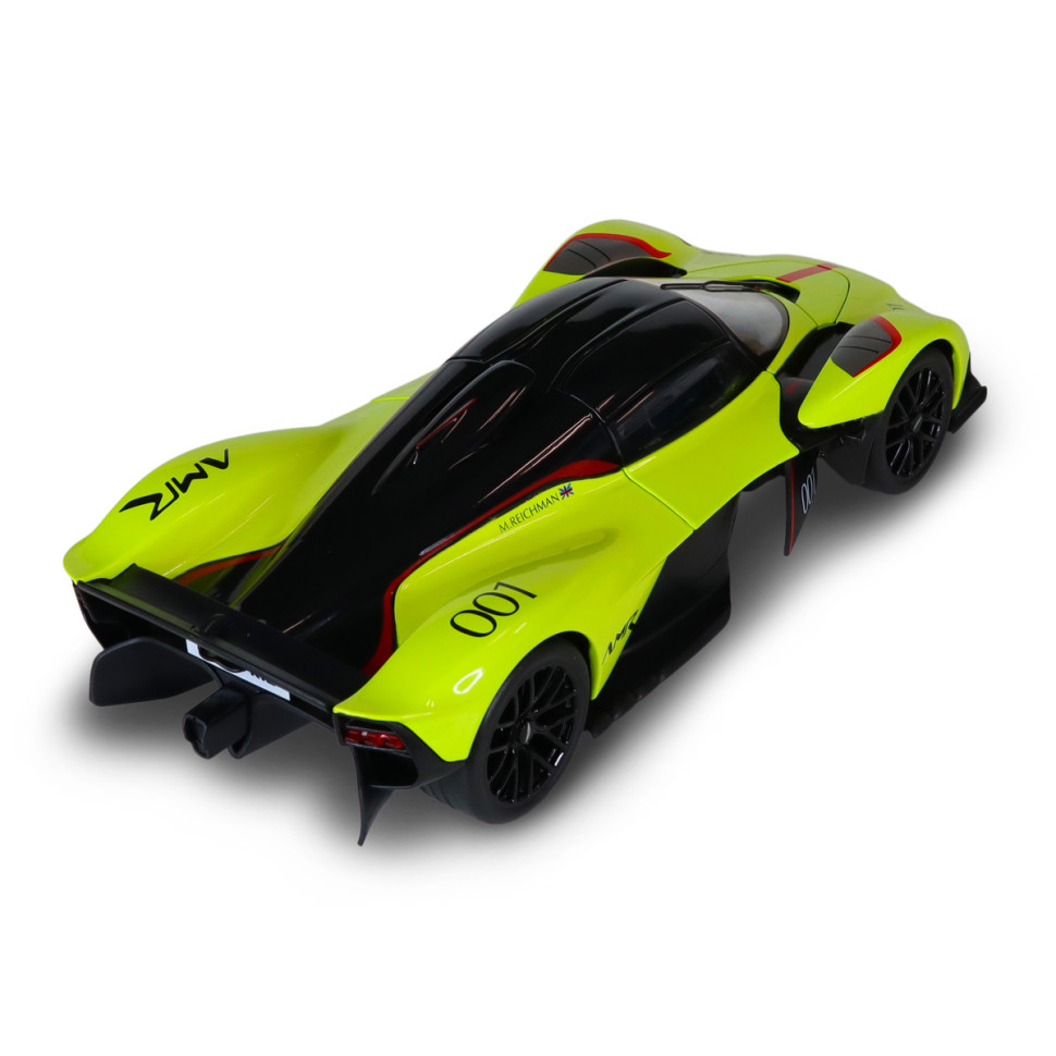 Дитяча автомодель Aston Martin Valkyrie TechnoDrive 250937AMVKLG жовтий, 1:18