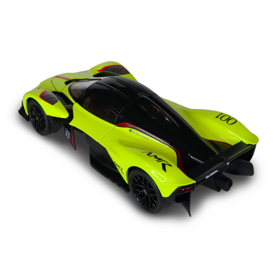 Дитяча автомодель Aston Martin Valkyrie TechnoDrive 250937AMVKLG жовтий, 1:18
