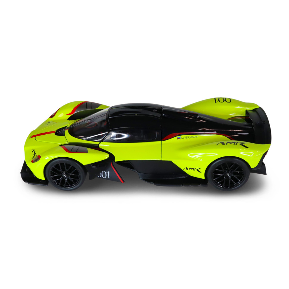Дитяча автомодель Aston Martin Valkyrie TechnoDrive 250937AMVKLG жовтий, 1:18