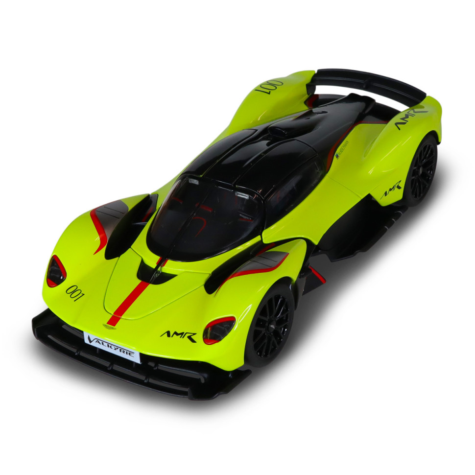 Дитяча автомодель Aston Martin Valkyrie TechnoDrive 250937AMVKLG жовтий, 1:18