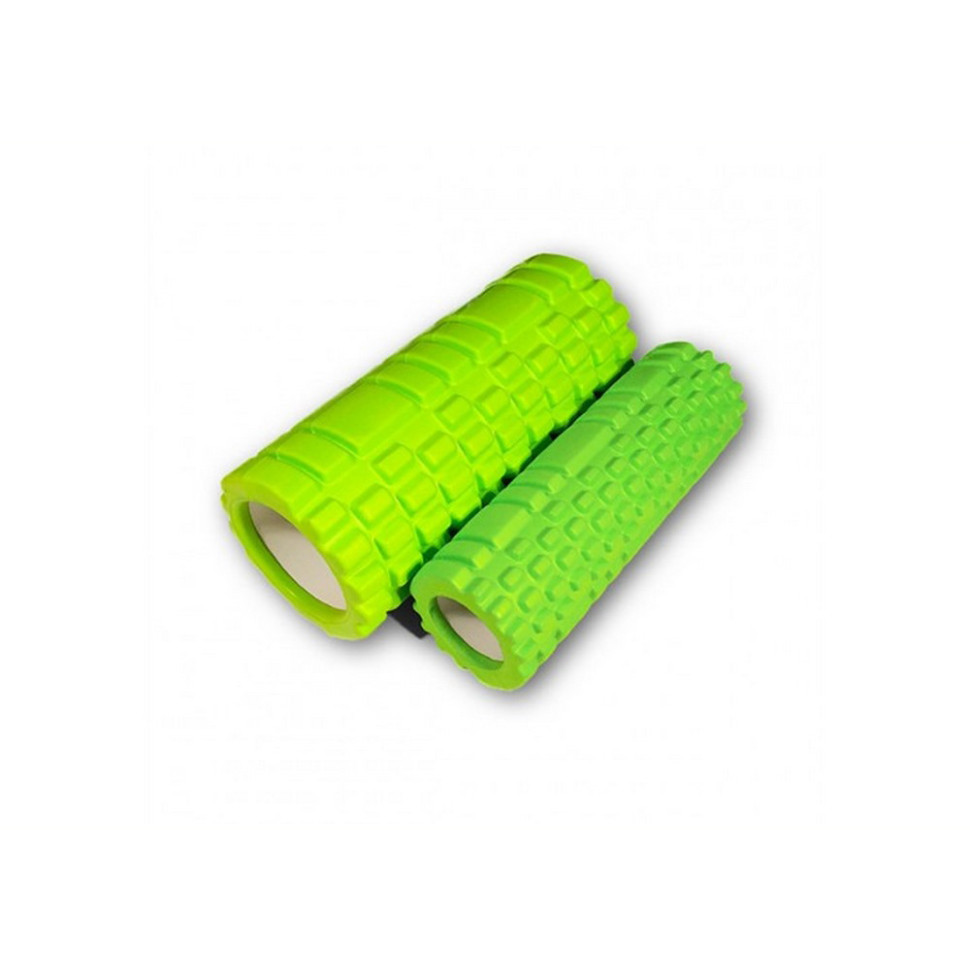 Массажный ролик Grid Roller Double EasyFit EF-7737s-6, 33 см, Салатовый