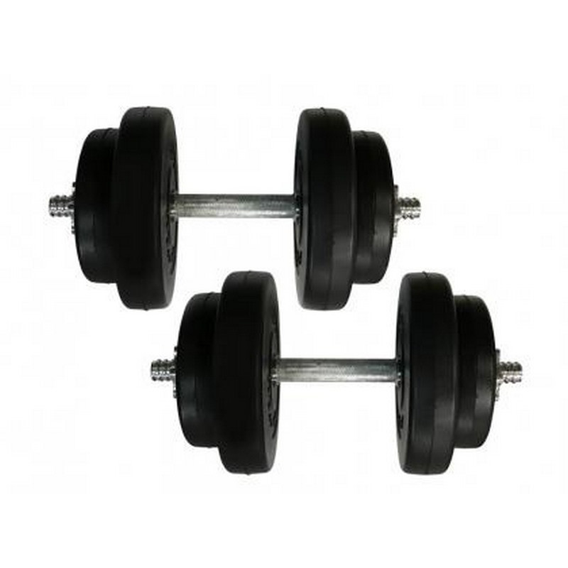 Гантели наборные композитные Rock Pro-R Newt NE-PL-R-009-2, 2 шт по 9 кг