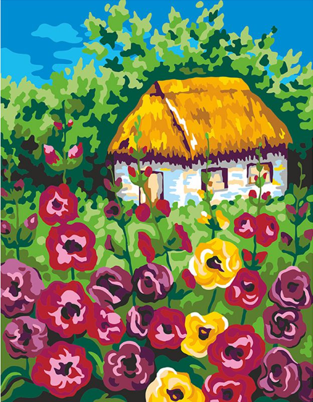 Картина за номерами. Rosa 
