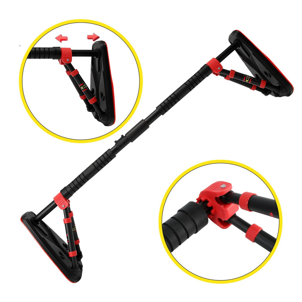 Турник раздвижной Elite+ Cornix XR-0295 Black/Red, размер 100 х 140 см