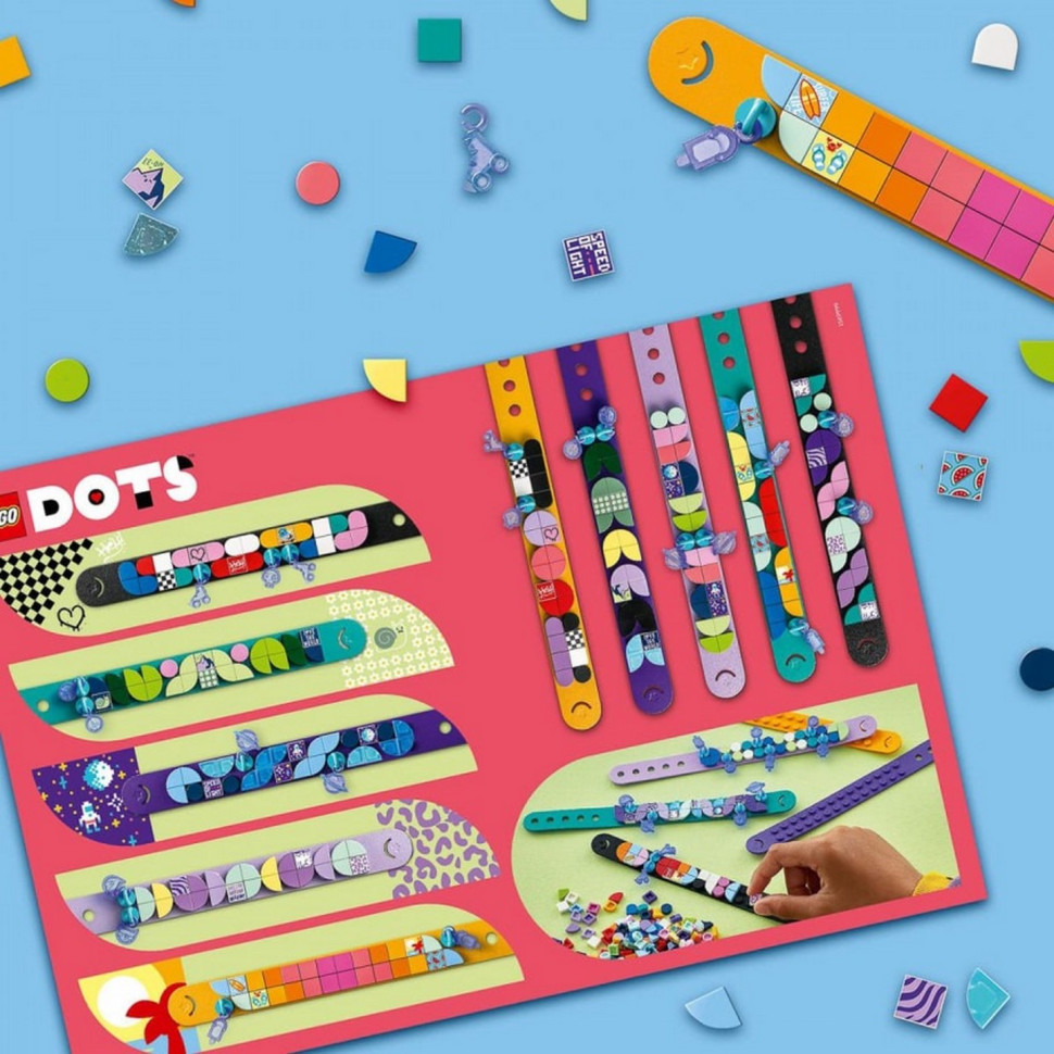 Конструктор LEGO DOTS Меганабір для створення браслетів 41807