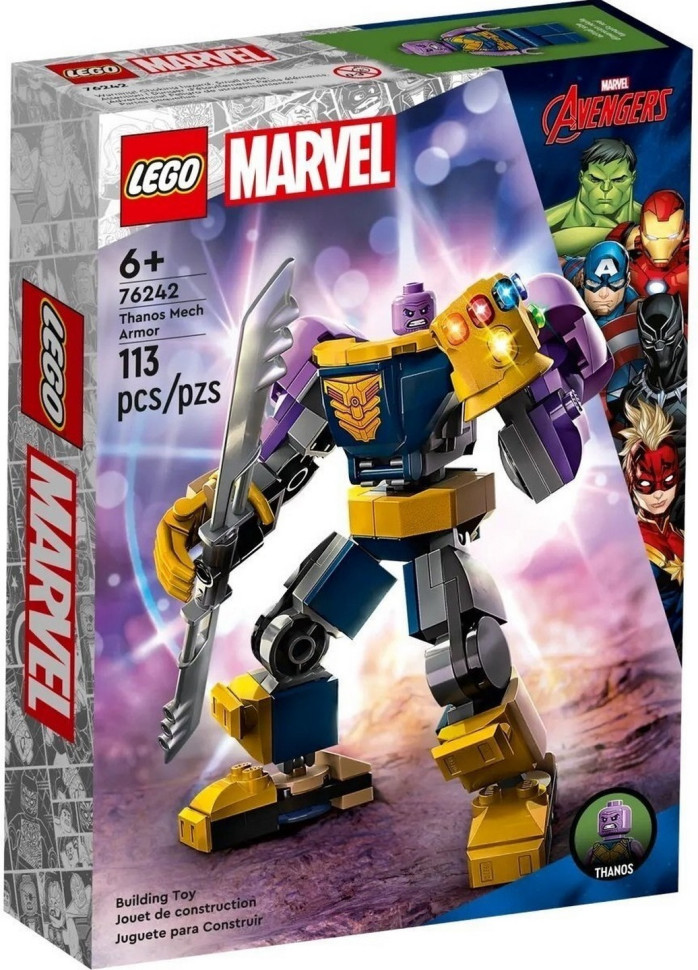 Конструктор LEGO Super Heroes Робоброня Таноса 76242