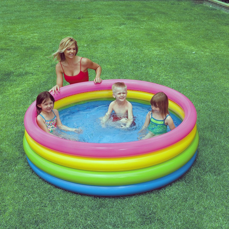 Дитячий надувний басейн Intex 56441 Палаючий захід