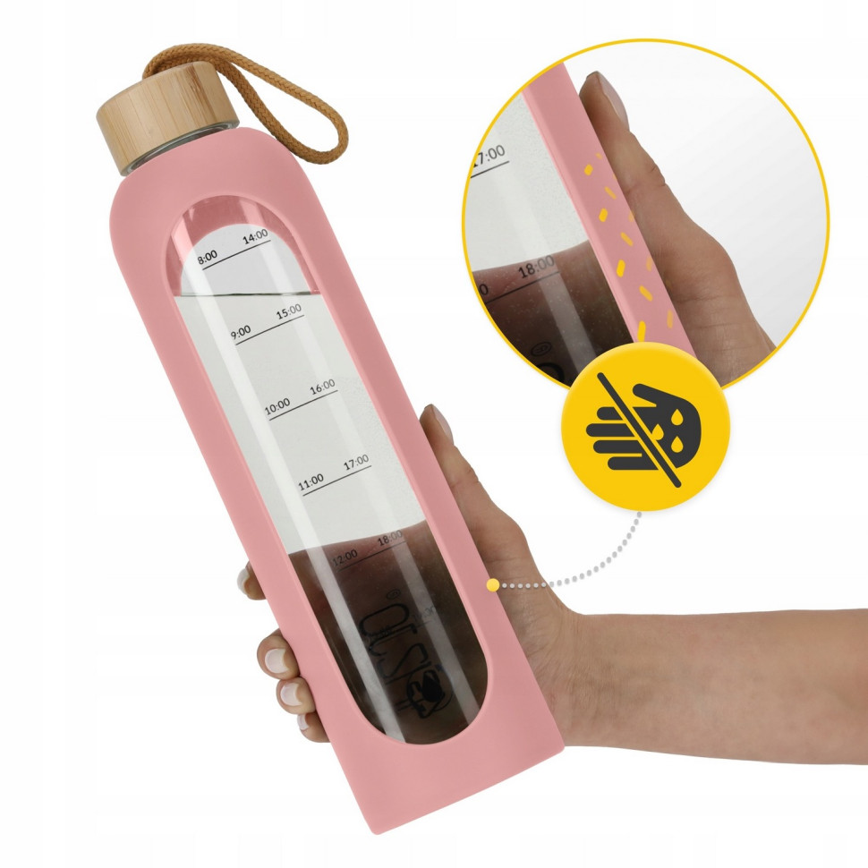 Бутылка для воды спортивная 4FIZJO P-5905973403887 Pink 1000 мл
