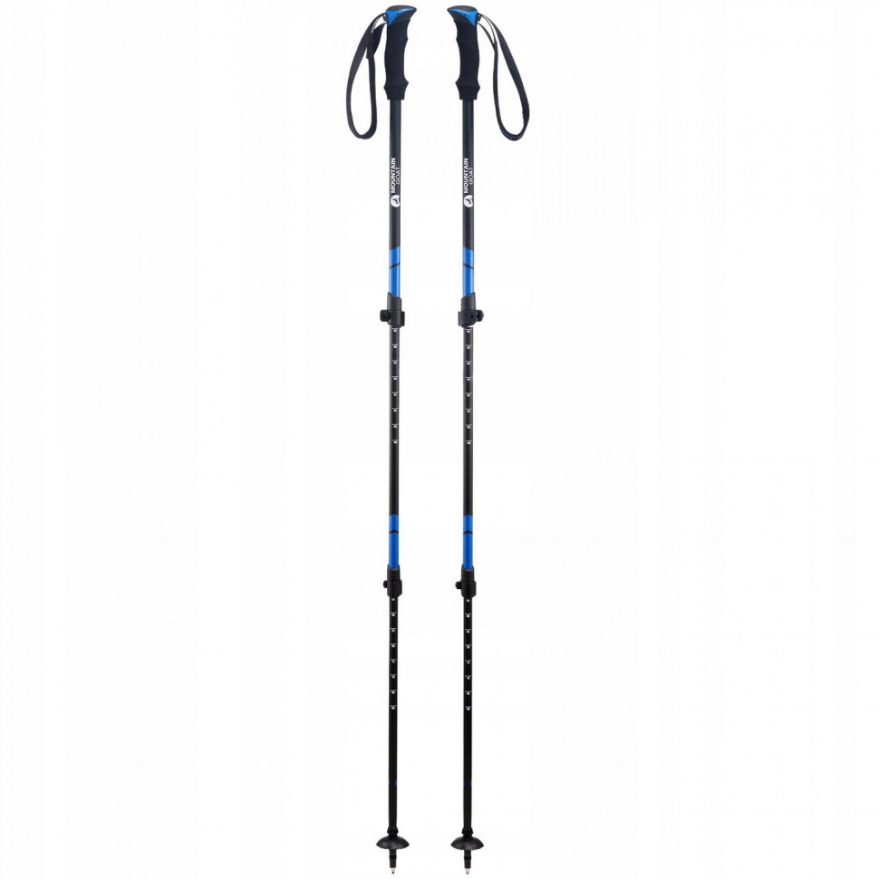 Трекінгові палиці Goat Peak+ Mountain MG0005, 60-135 см, Black/Blue