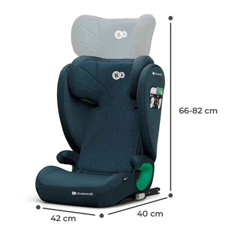Автокрісло Junior Fix 2 i-Size Kinderkraft KCJUFI20BLU0000 Harbour Blue