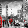 Картина за номерами. Rainbow Art "Дощовий Лондон" GX34234-RA 