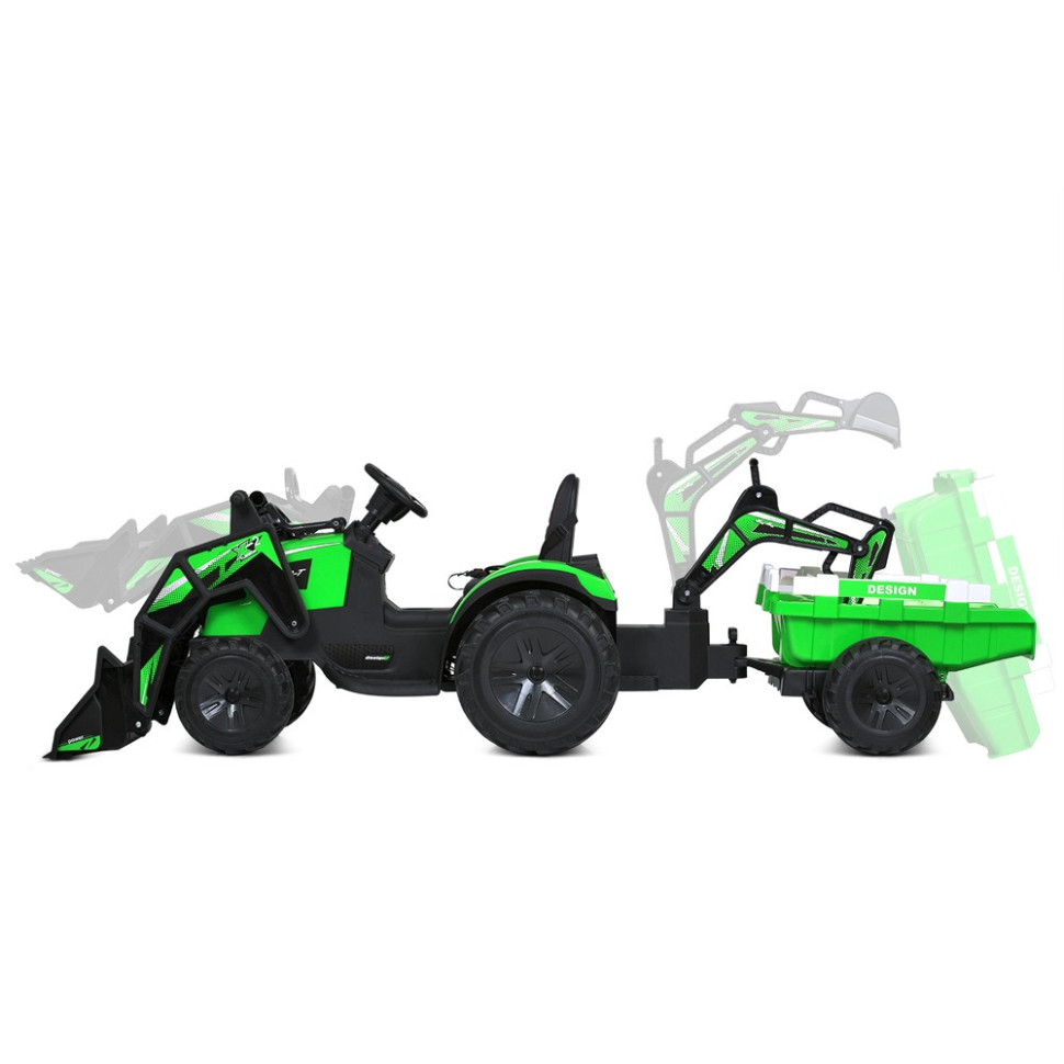 Дитячий електромобіль Трактор Bambi Racer M 4847EBLR-5(24V) до 30 кг