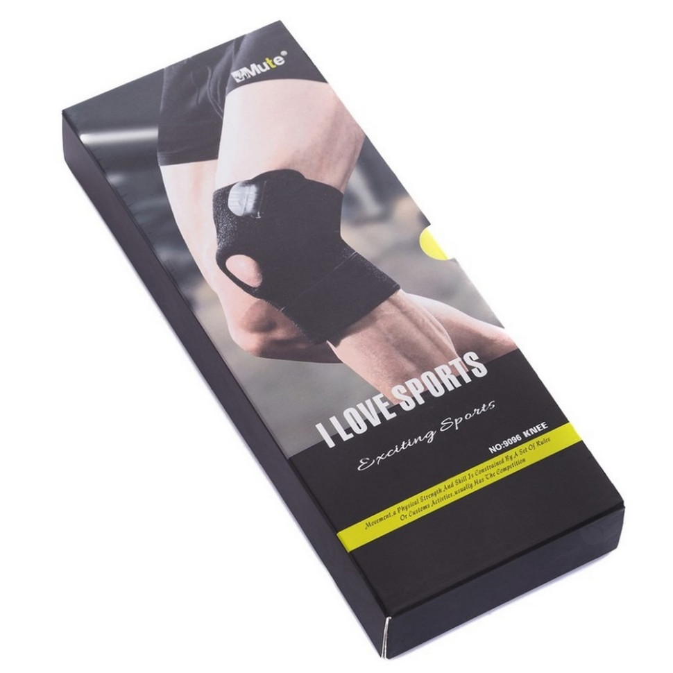 Наколенник бандаж с эластичными ребрами жесткости Gemini Sport GMT-9096