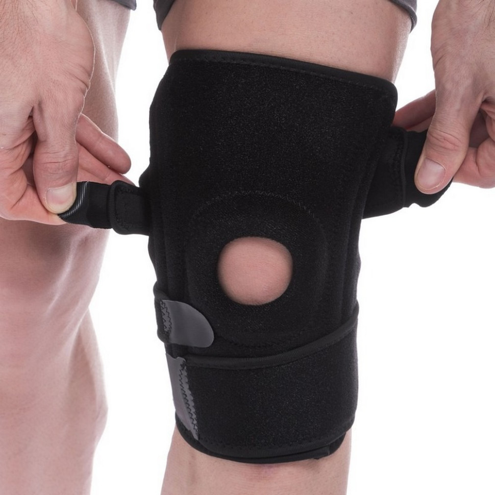 Наколенник бандаж с эластичными ребрами жесткости Gemini Sport GMT-9096