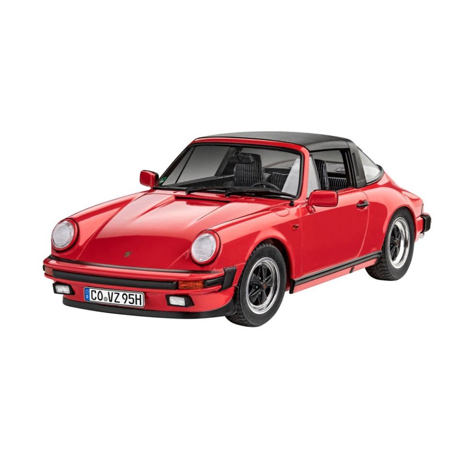 Сборная модель-копия набор Porsche 911 Carrera 3.2 Targa Revell RVL-67689 уровень 3, 1:24