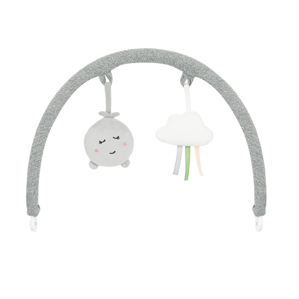 Заколисуючий центр PEARL MoMi BULE00040 grey з пультом керування