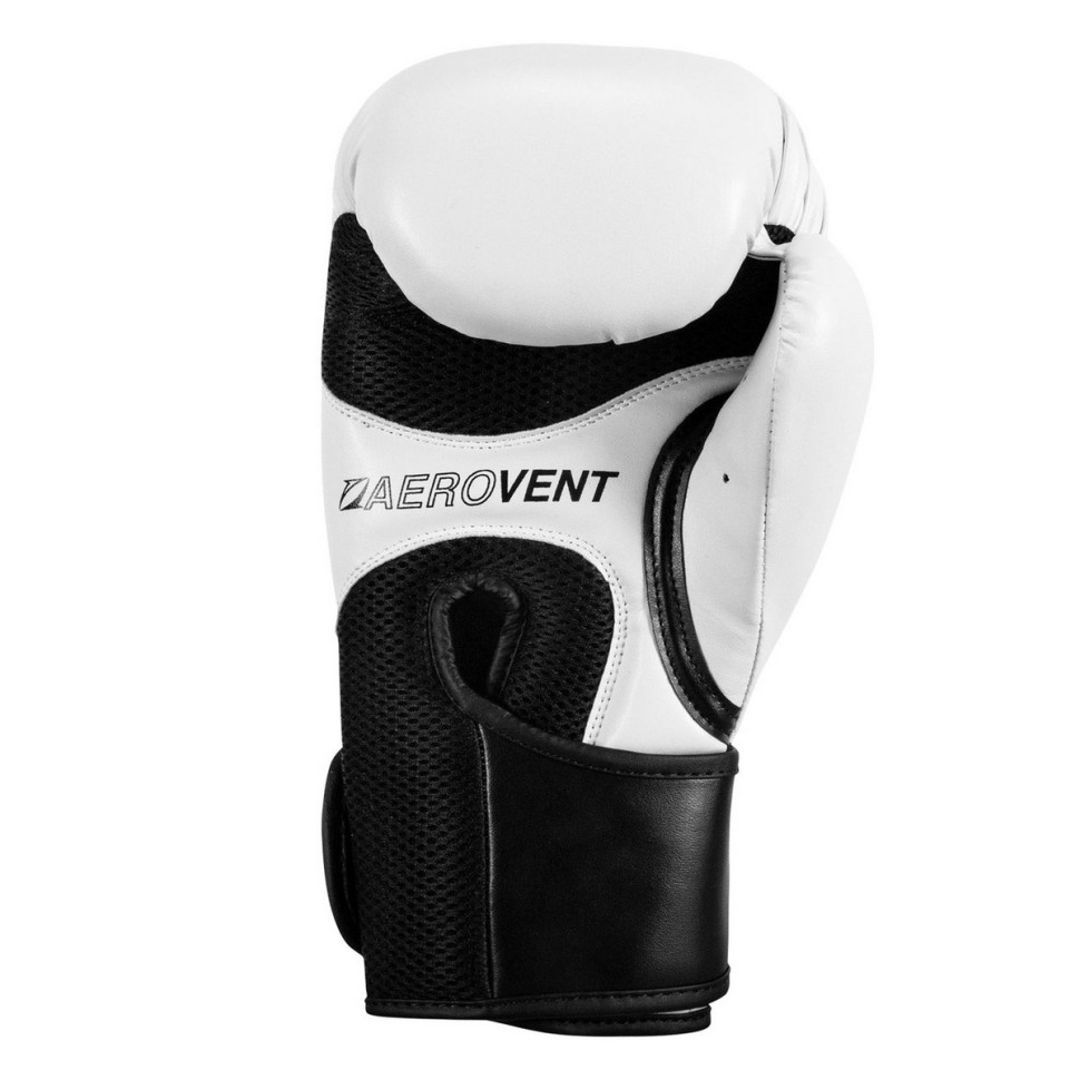 Боксерские перчатки Boxing Vegan Gloves TITLE VGFBG 12 oz WH/BK 12 унций (капа в комплекте)