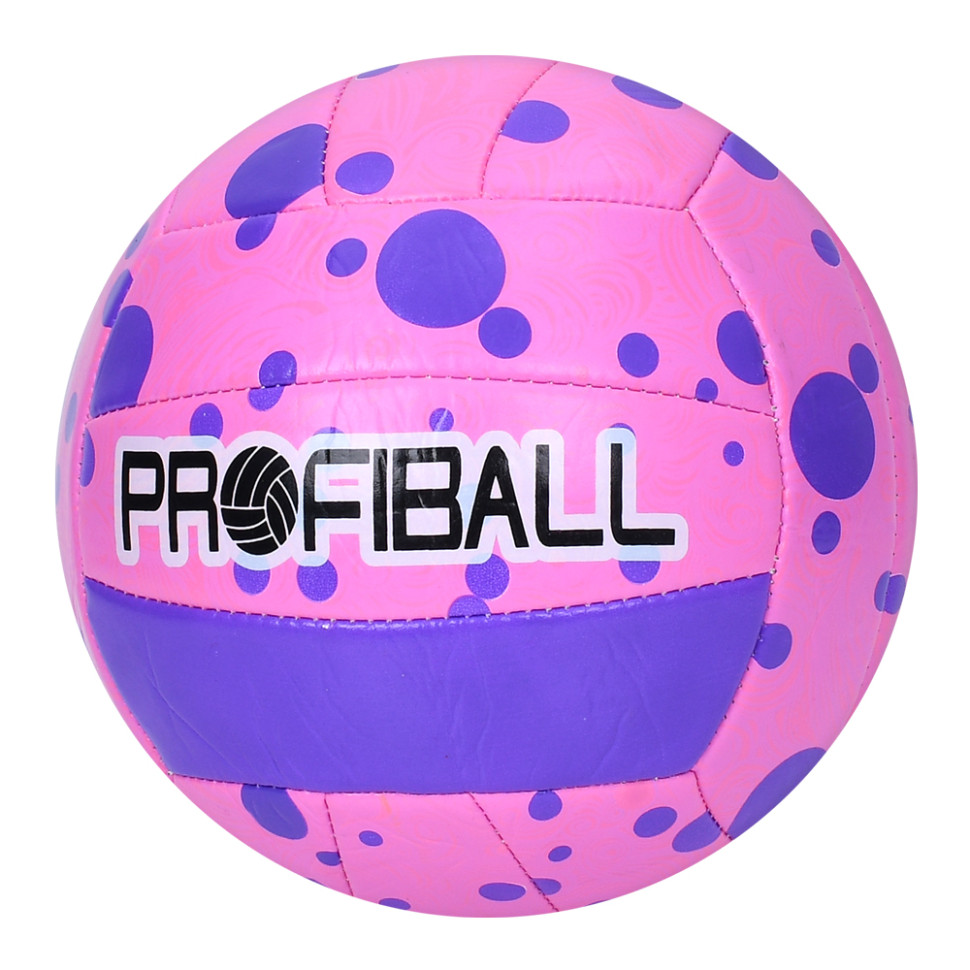 Мяч волейбольный Bambi MS 3814(Pink) диаметр 21 см, ПВХ, 260-280 грамм