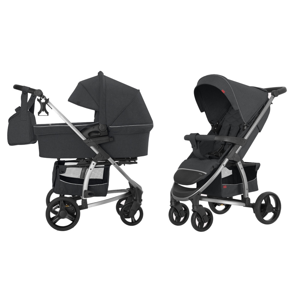 Коляска детская универсальная 2в1 CARRELLO Vista CRL-6501/1 Serious Grey