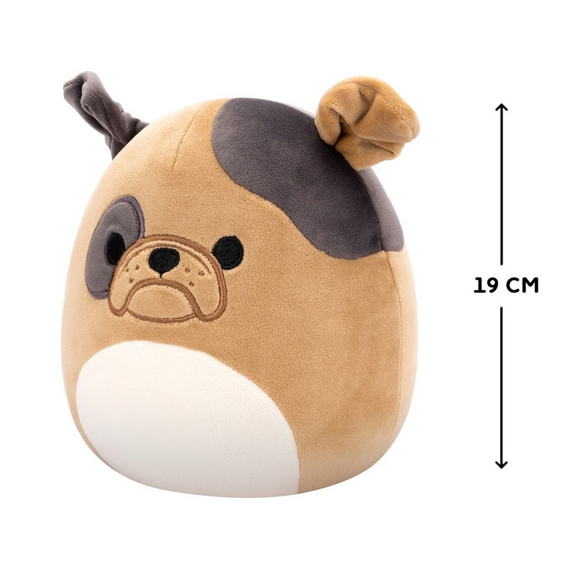 Мягкая игрушка БУЛЬДОГ ЛОФЕР Squishmallows SQCR06596, 19 см