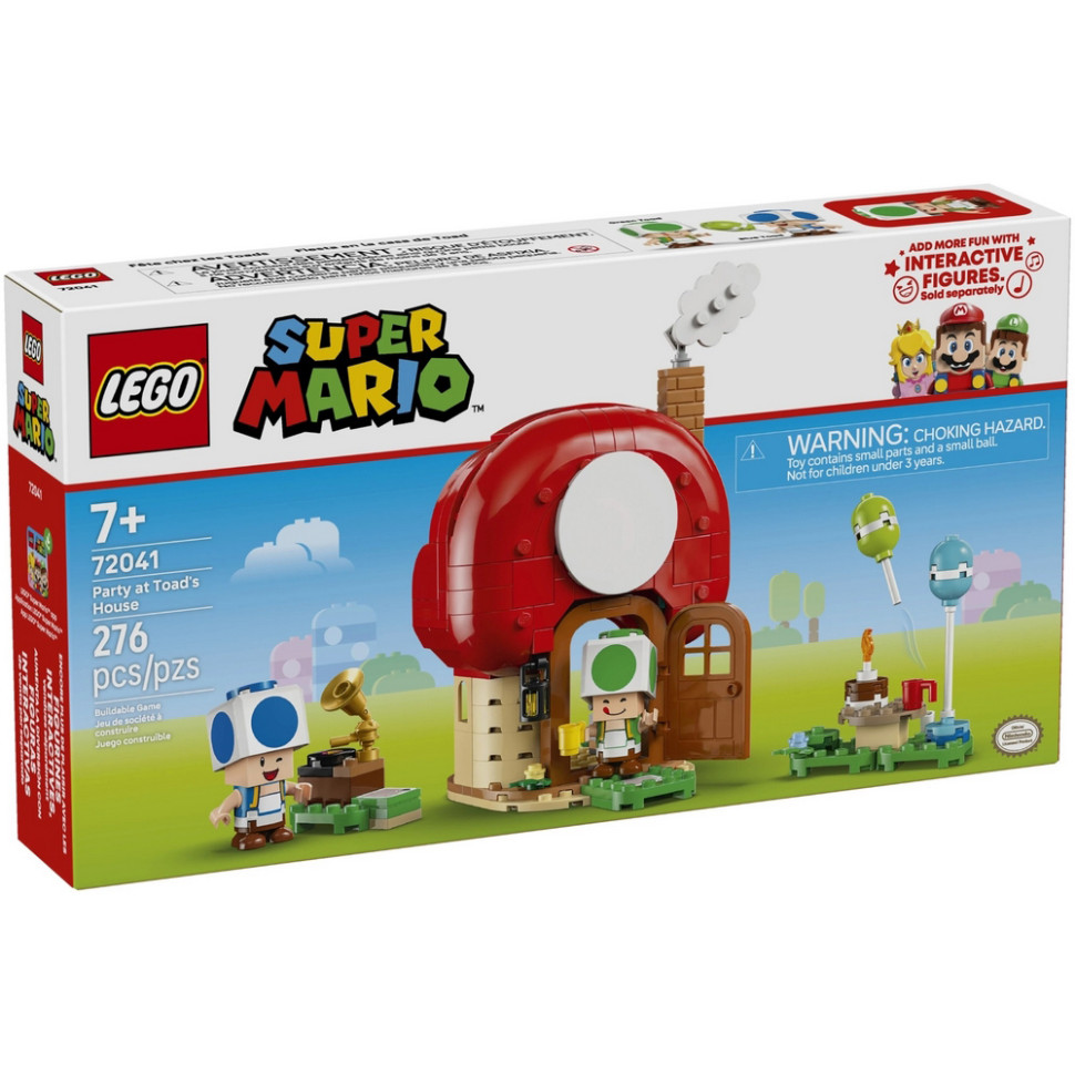Конструктор Super Mario Вечеринка в доме Toad LEGO 72041, 276 деталей