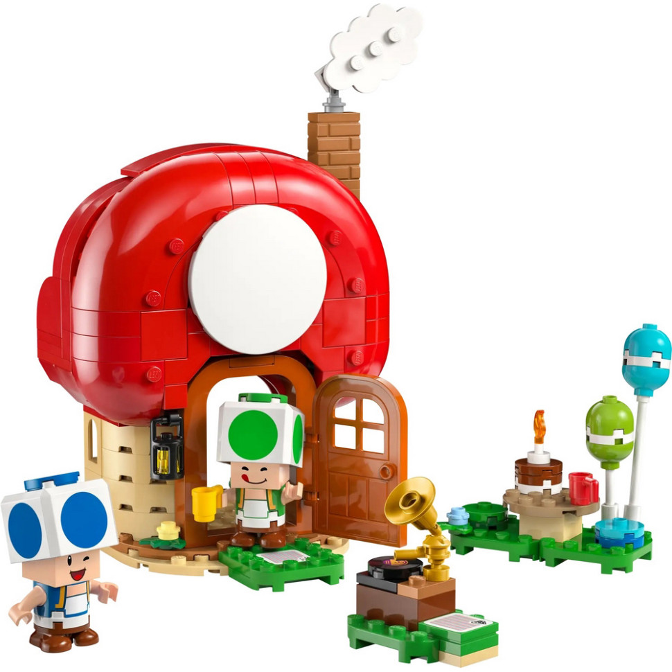 Конструктор Super Mario Вечеринка в доме Toad LEGO 72041, 276 деталей