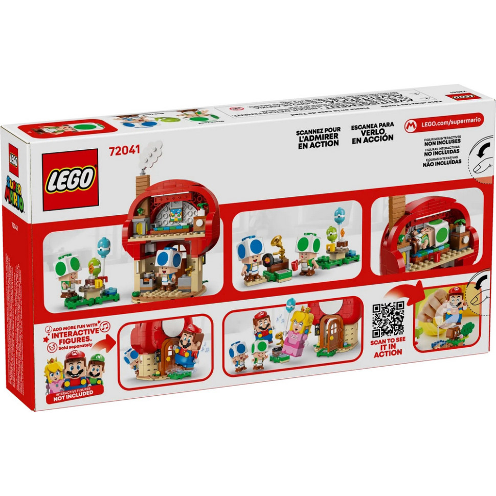 Конструктор Super Mario Вечеринка в доме Toad LEGO 72041, 276 деталей