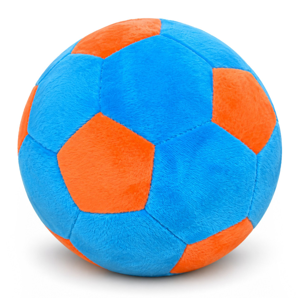Іграшка м'яконабивна М'яч футбольний Macik МС 180402-01(Blue-Orange) розмір 22 см