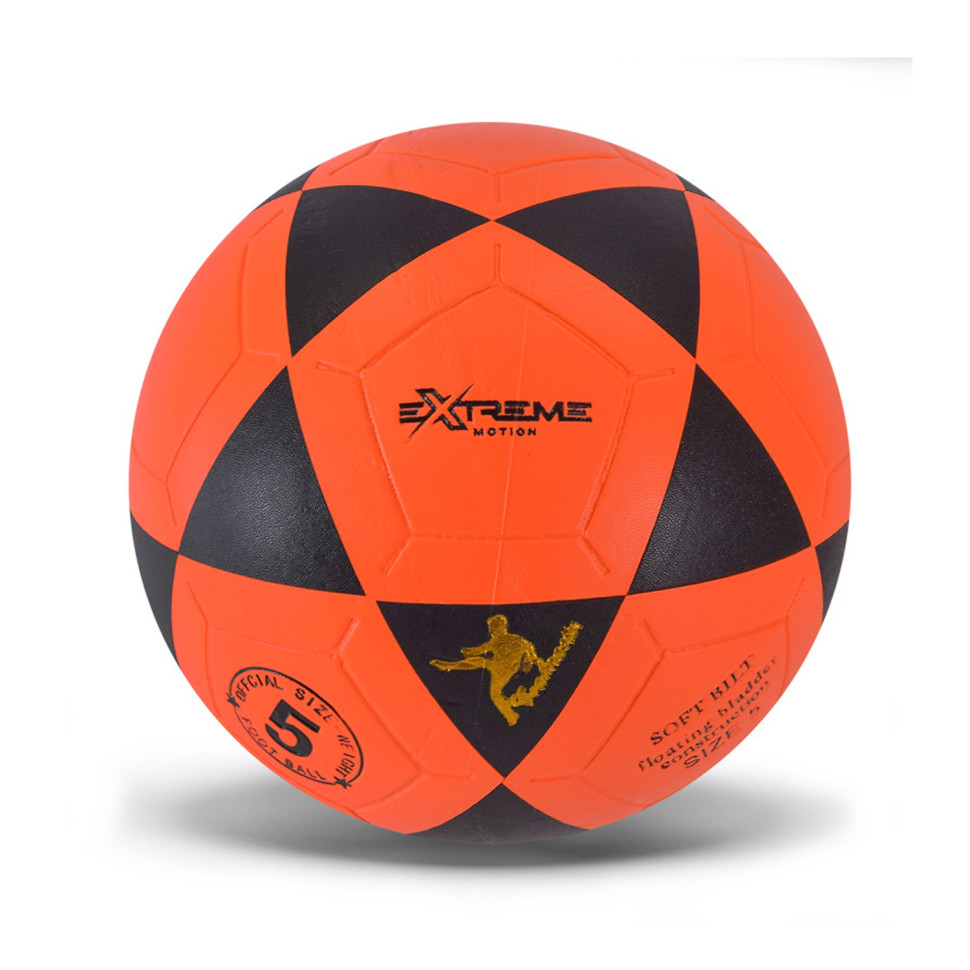 М'яч футбольний Extreme Motion FB24521(Orange) розмір №5, ПВХ, 390 гр