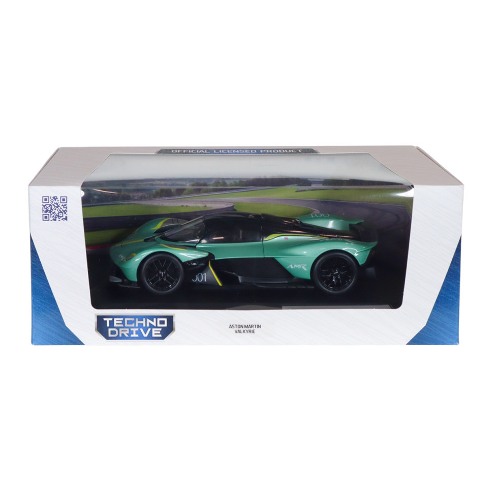 Дитяча автомодель Aston Martin Valkyrie TechnoDrive 250938AMVKSG зелений, 1:18