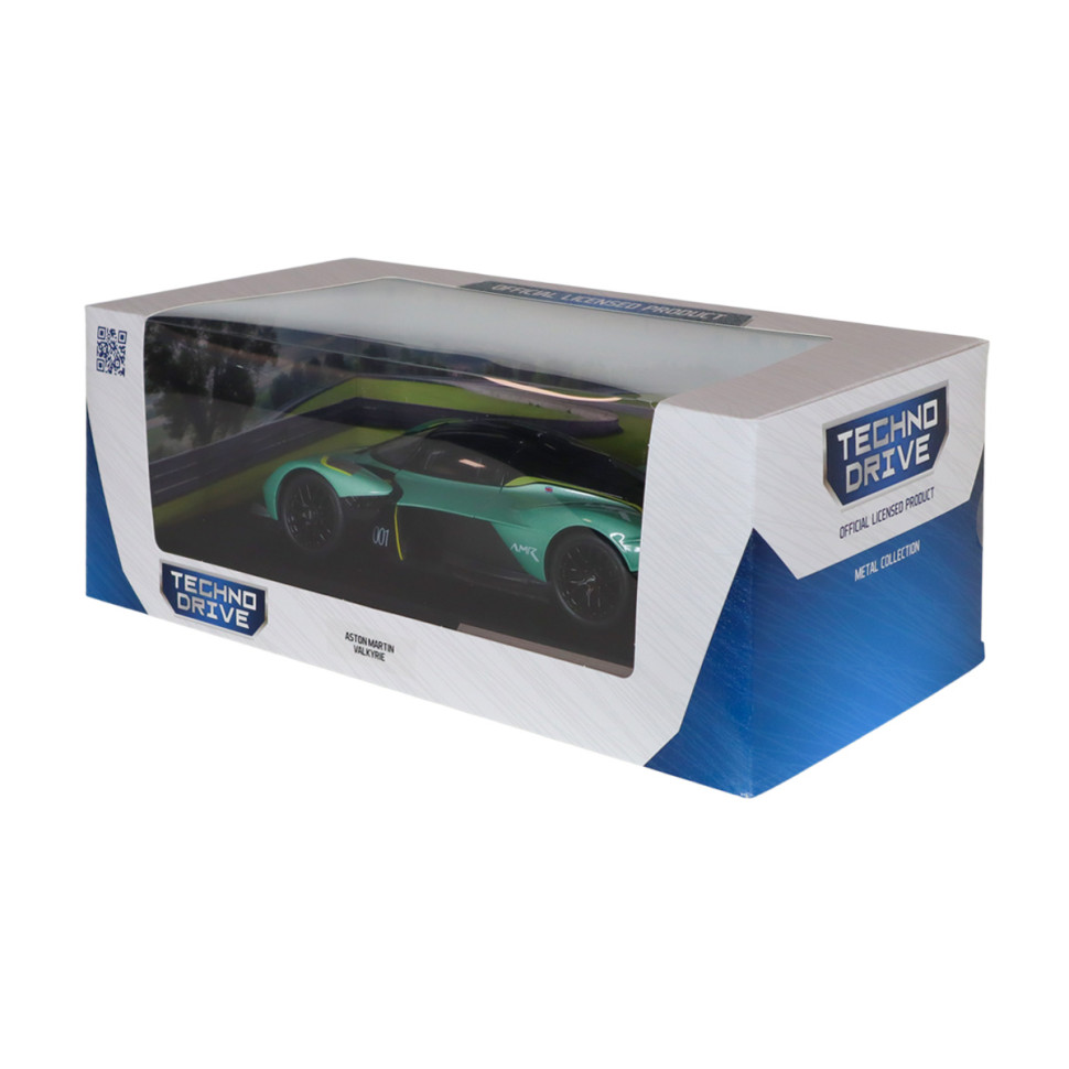 Дитяча автомодель Aston Martin Valkyrie TechnoDrive 250938AMVKSG зелений, 1:18