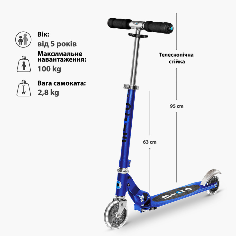 Самокат двоколісний Micro SA0231 серії 