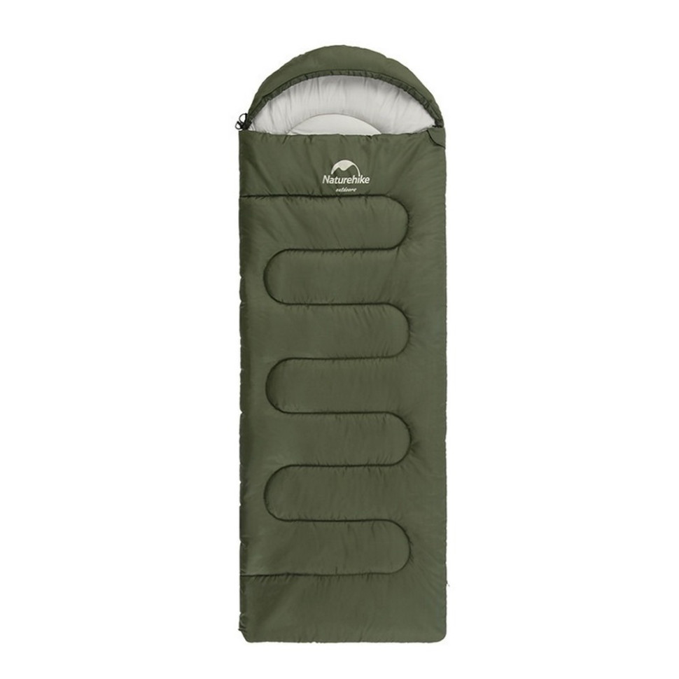 Спальний мішок Y150L NH21MSD08 Naturehike 6975641888765 правий, темно-зелений
