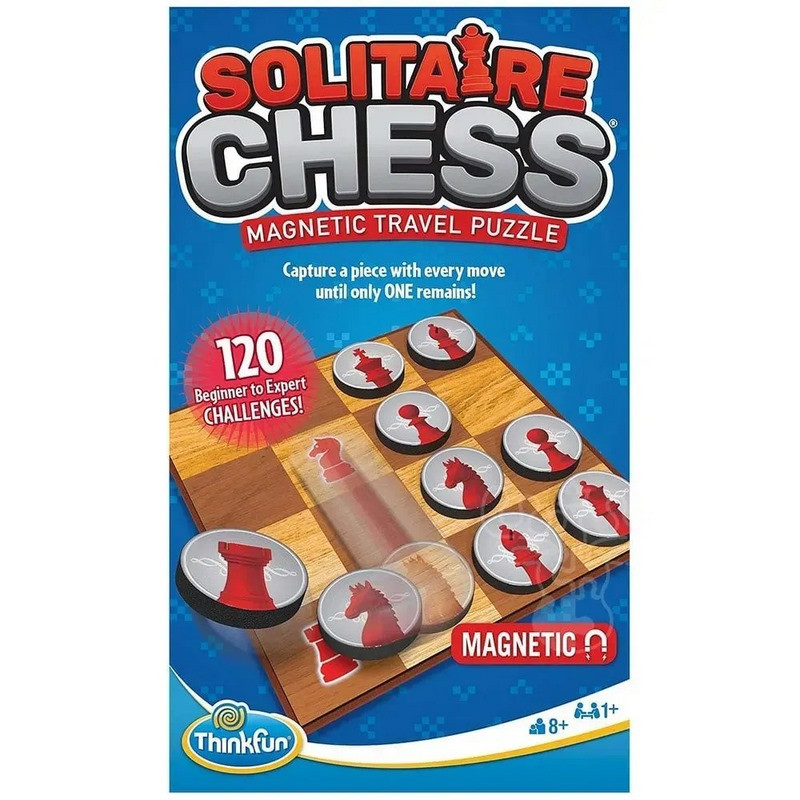 Логическая дорожная игра Solitaire Chess Magnetic Travel Puzzle Thinkfun 76542