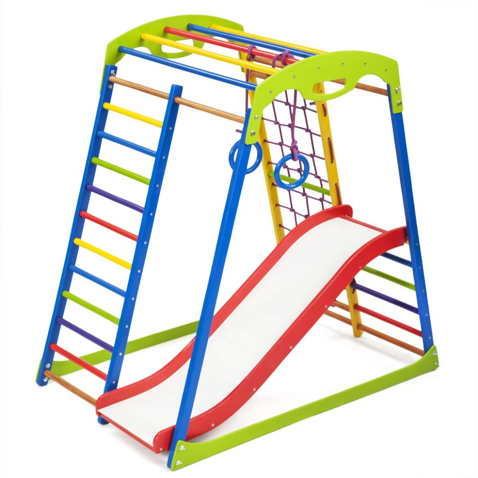 Детский спортивный комплекс SportBaby SportWood  Plus 1 для дома 
