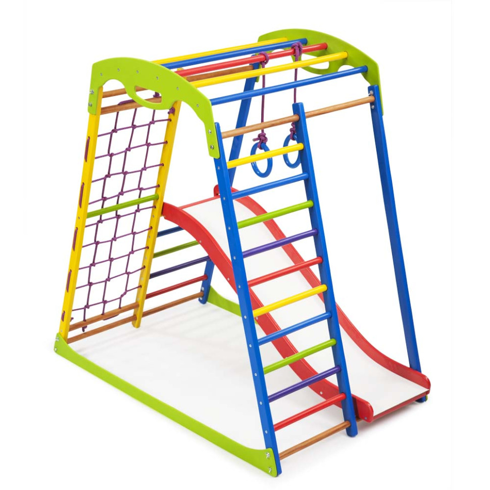 Детский спортивный комплекс SportBaby SportWood  Plus 1 для дома 