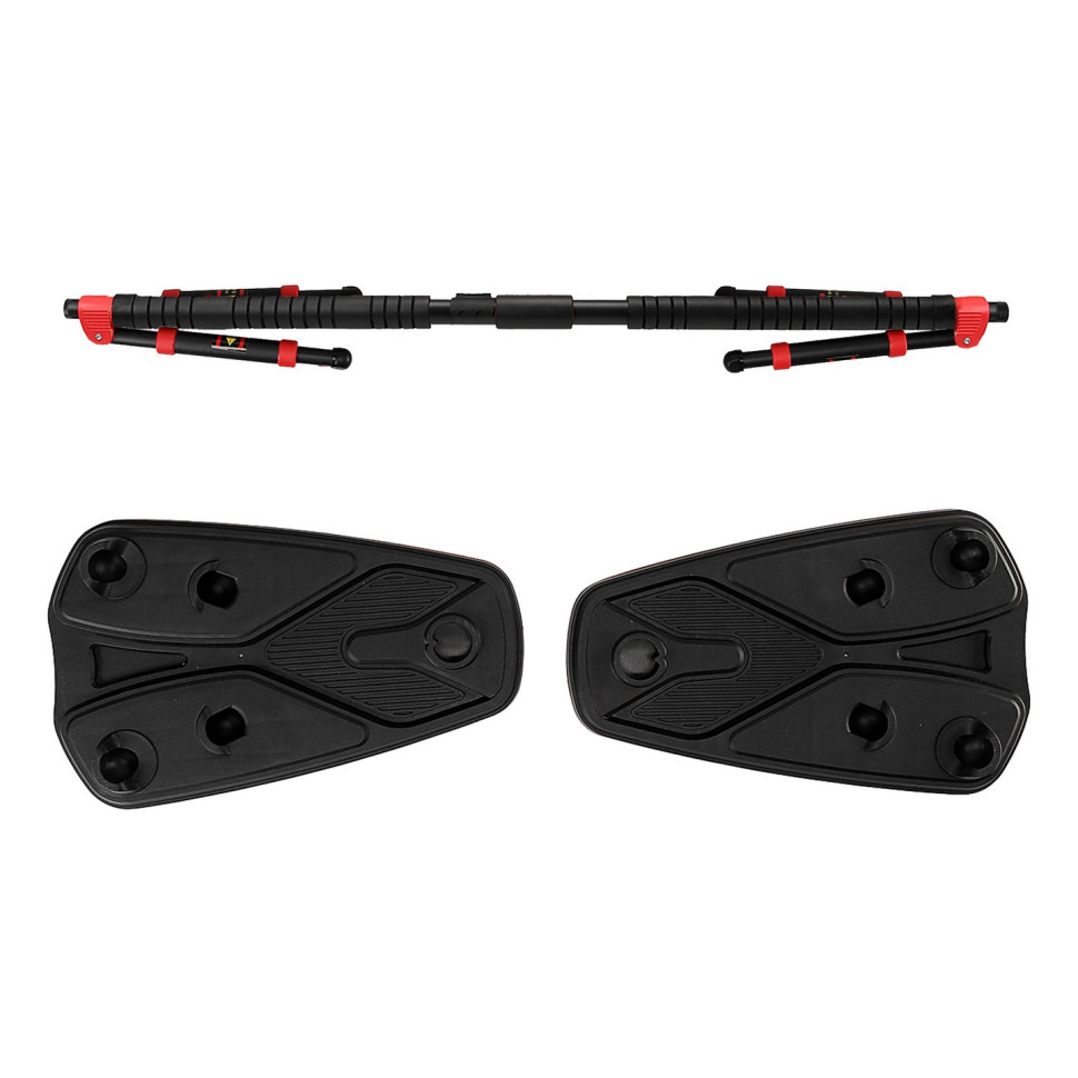 Турнік розсувний Elite+ Cornix XR-0296 Black/Red, розмір 130 х 170 см