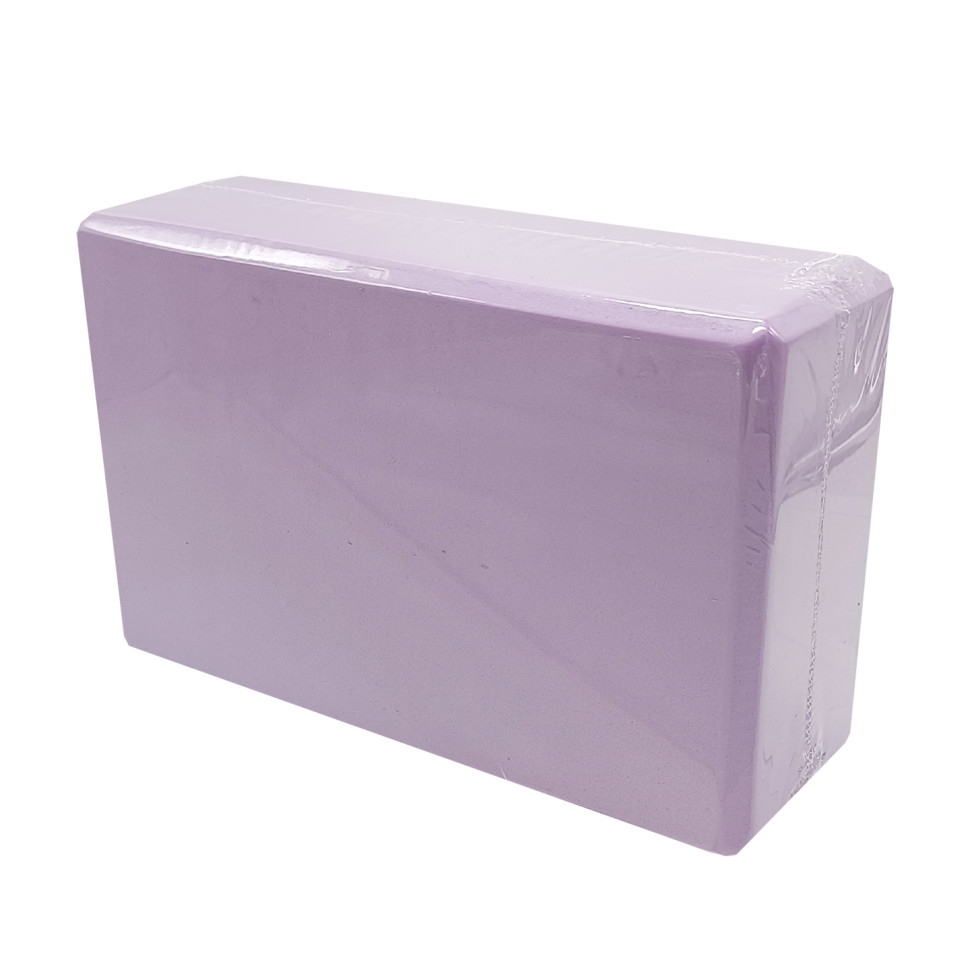 Блок для йоги Bambi FT0861(Lilac) EVA 23 х 15 х 7 см