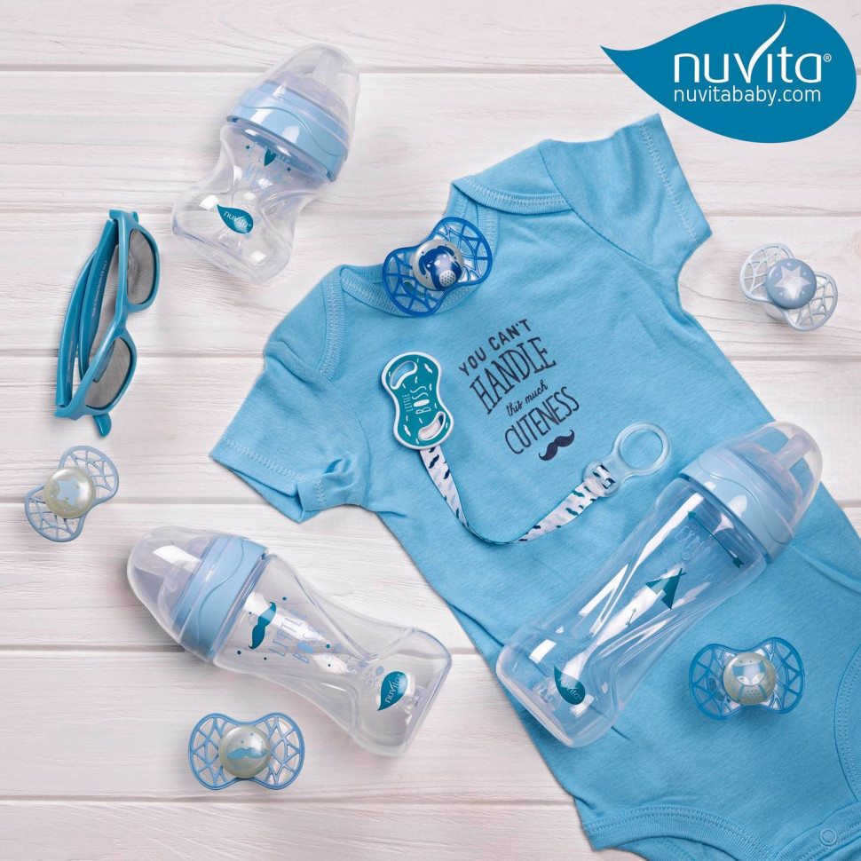 Пустушка Nuvita 7064 Air55 Cool ортодонтична 0m+ 