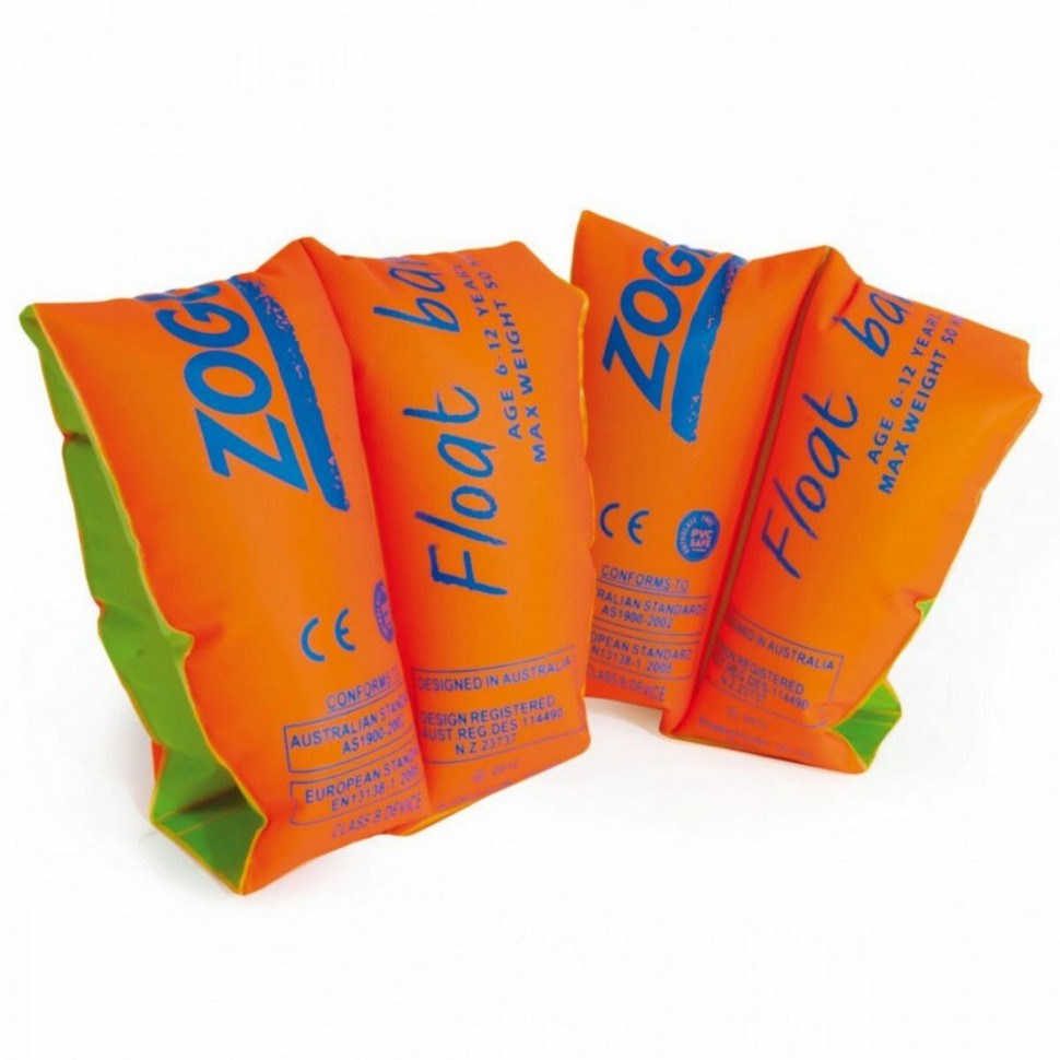 Нарукавники для плавання Float Bands Zoggs 301202 помаранчеві