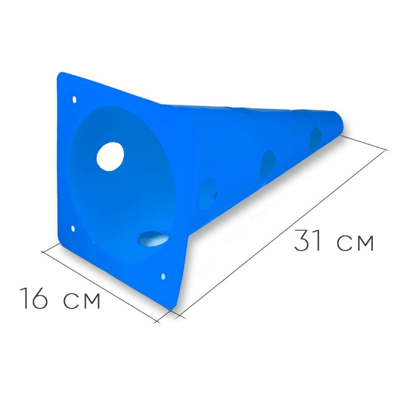 Конуси-фішки спортивні EasyFit EF-1679s-4BL 31 см, набір з 4 штук, синій