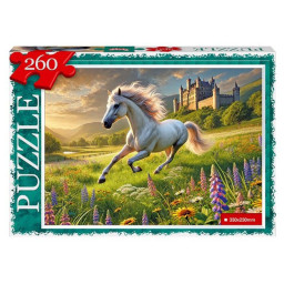 Пазл класичний "Кінь" Danko Toys С260-14-03, 260 елементів