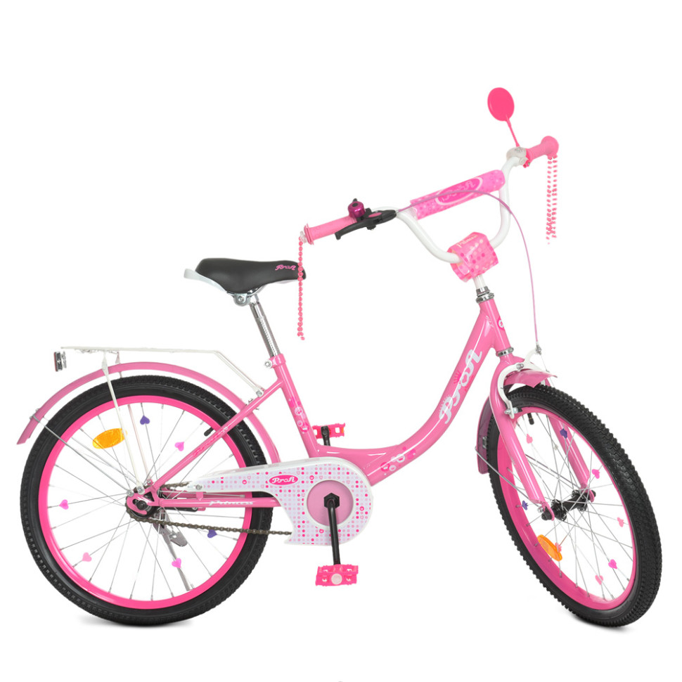Велосипед дитячий PROF1 Y2011 20 дюймів, рожевий по цене 4 087 грн.