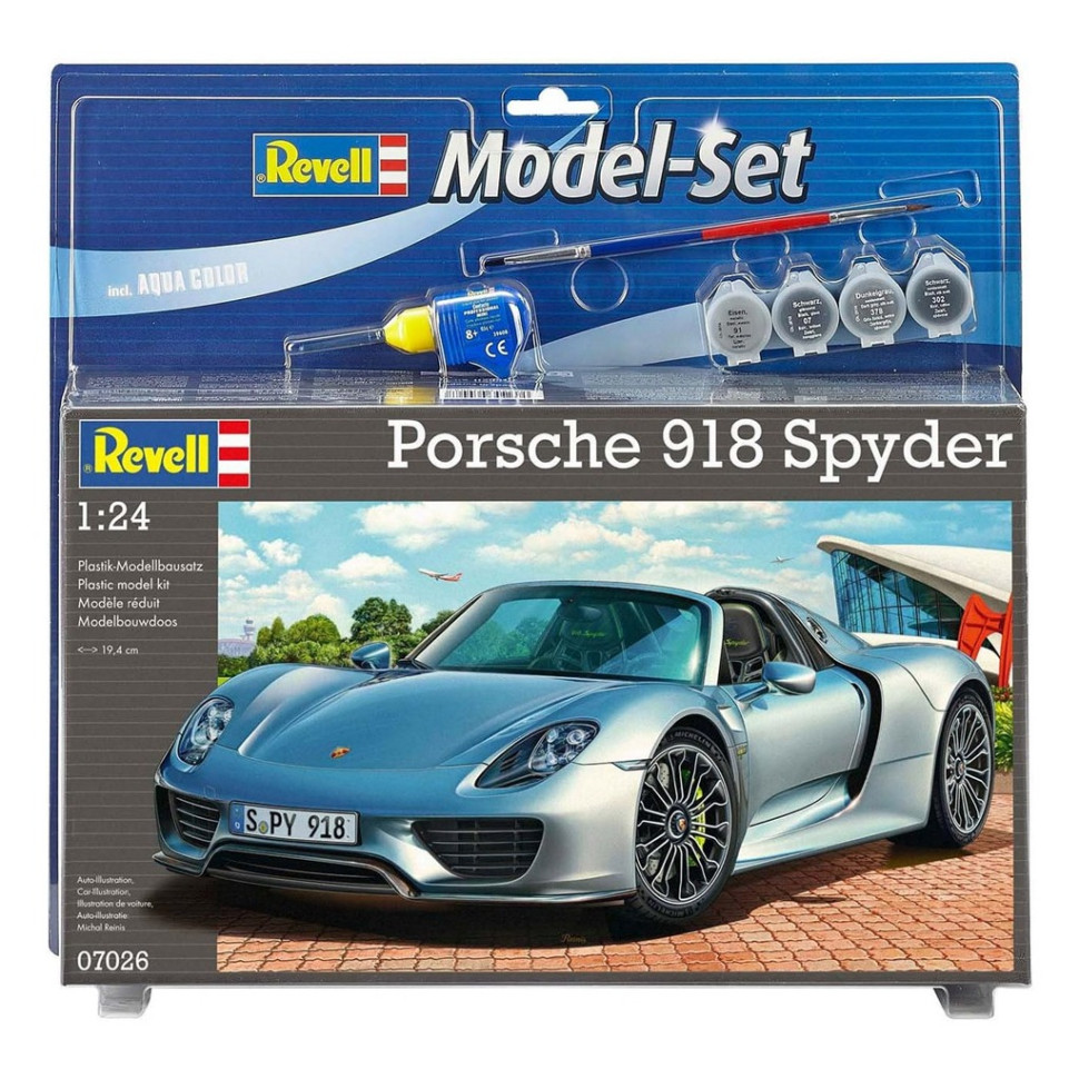 Збірна модель-копія набір Автомобіль Porsche 918 Spyder Revell RVL-67026 рівень 4, 1:24