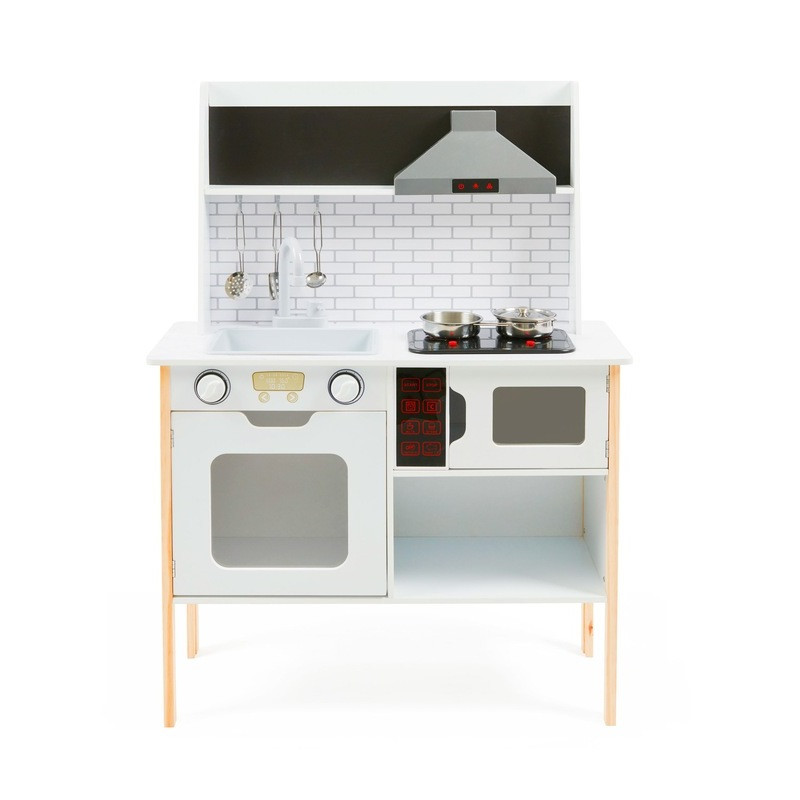 Дерев'яна ігрова кухня STYLE Ecotoys PLK537 зі звуковими та світловими ефектами