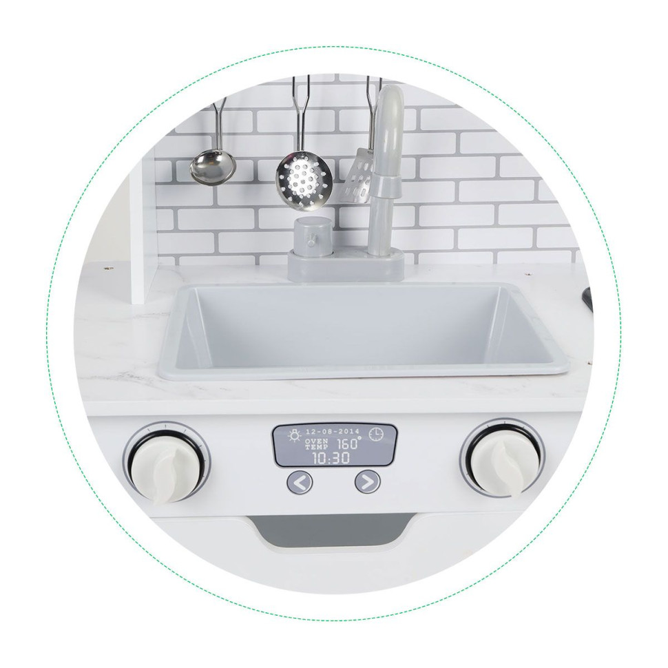 Дерев'яна ігрова кухня STYLE Ecotoys PLK537 зі звуковими та світловими ефектами