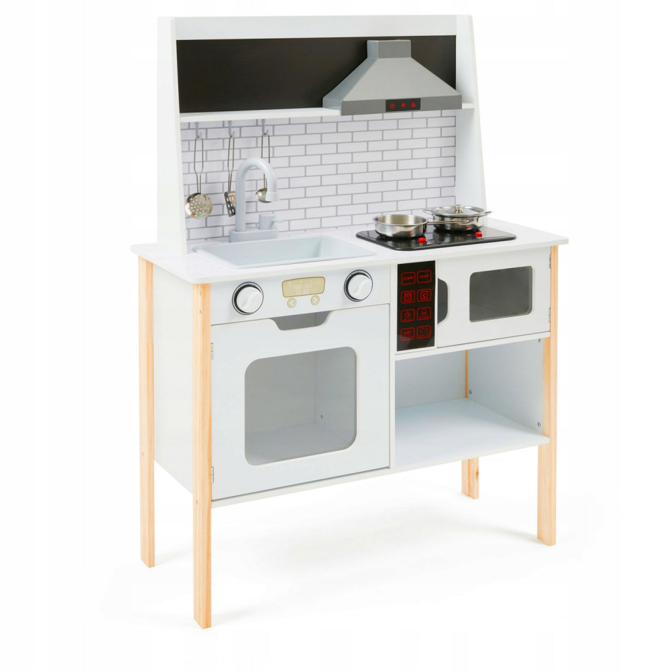 Дерев'яна ігрова кухня STYLE Ecotoys PLK537 зі звуковими та світловими ефектами