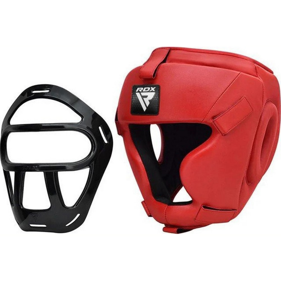 Шолом боксерський закритий T1 Grill Full RDX Inc Limited HGR-T1FR-M, Red, M