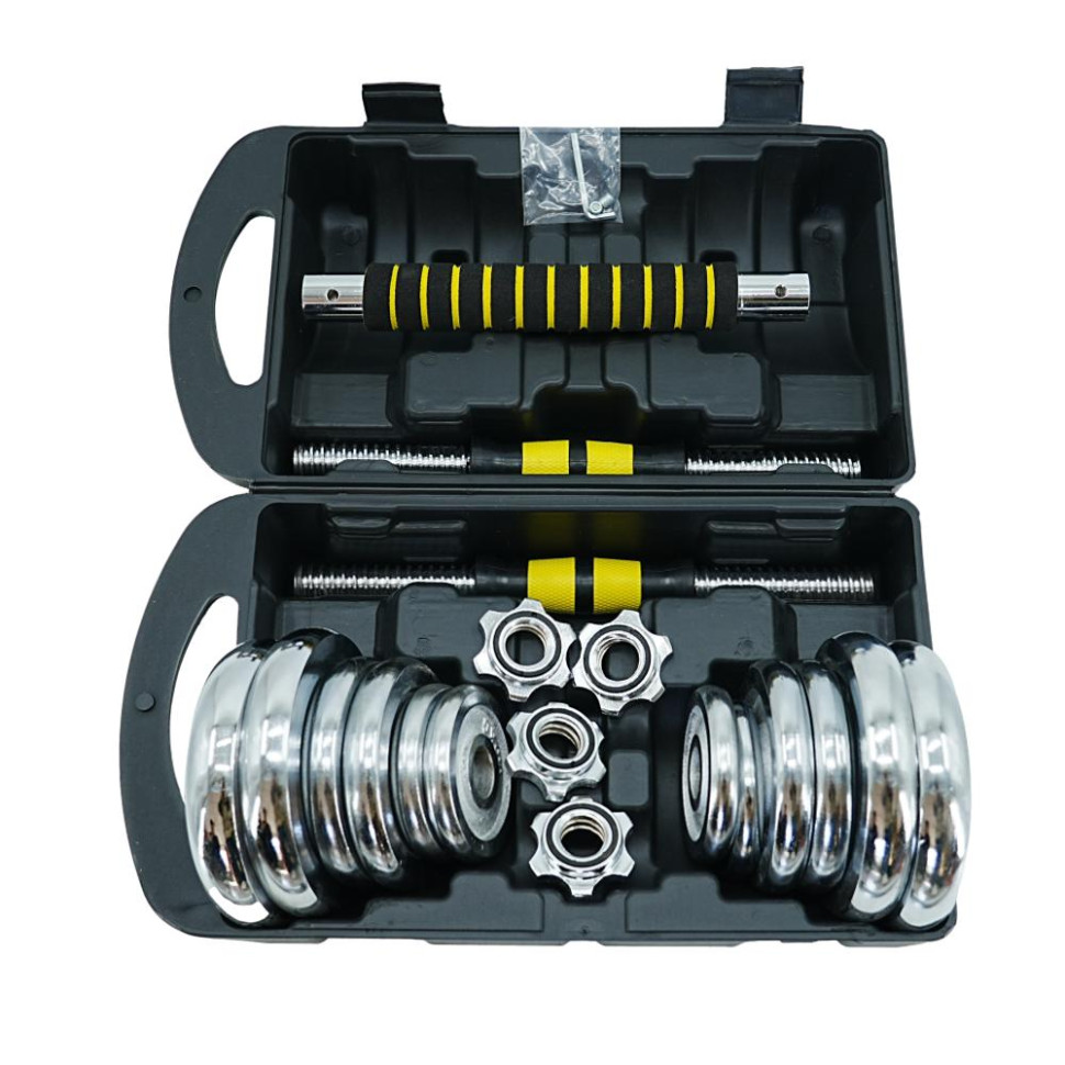 Гантели разборные с грифом Gemini Sport GA-8010-20, 2 шт по 10 кг