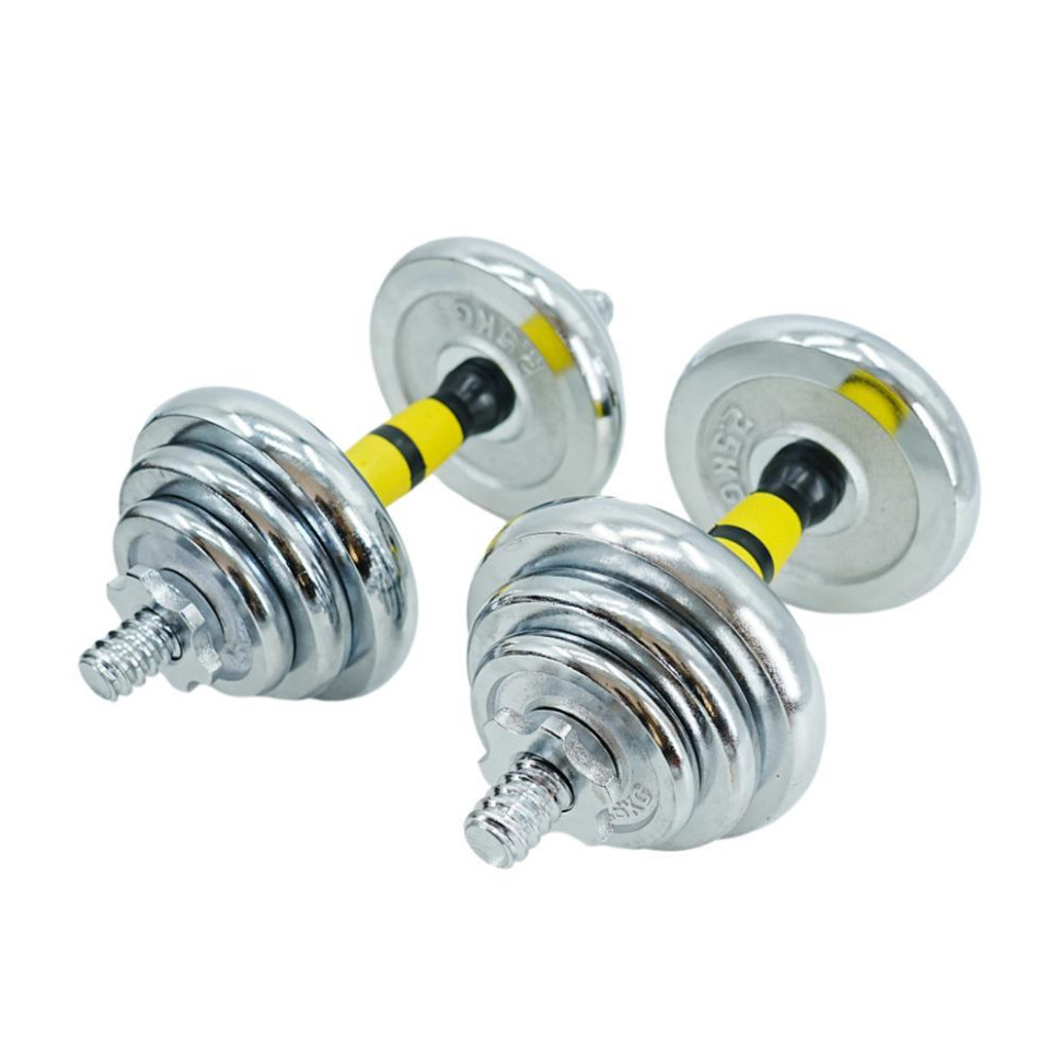 Гантели разборные с грифом Gemini Sport GA-8010-20, 2 шт по 10 кг